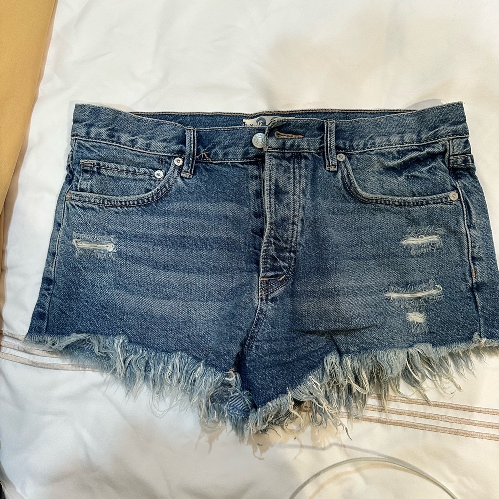 Free People Denim Shorts